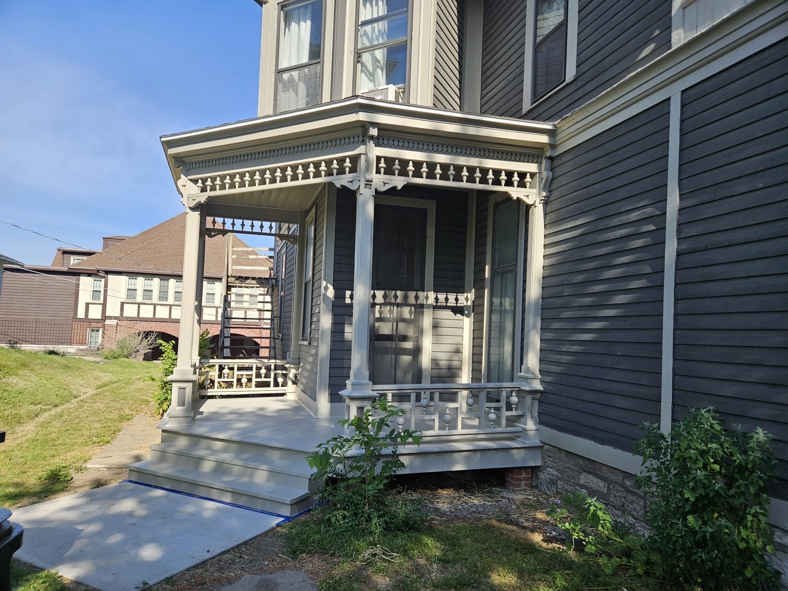 Front porch after — Easton Construction Iowa City