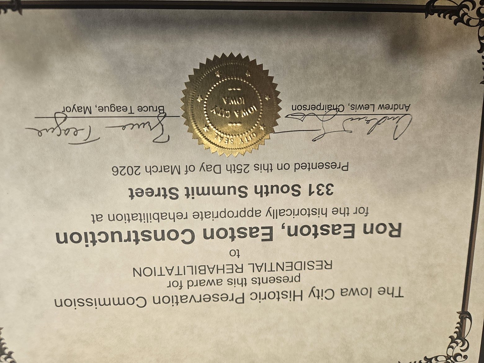 Award